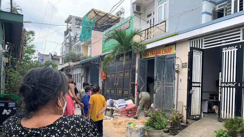 Căn nhà nơi xảy ra vụ việc. Ảnh: CHÍ THẠCH 