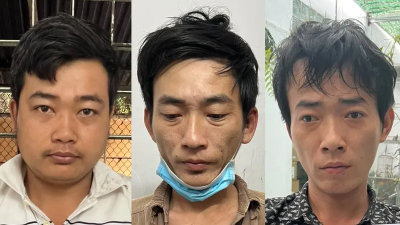 Nhóm đối tượng gồm: Giang - Tùng - Sang (từ trái qua phải)