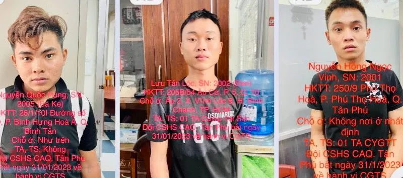 Nhóm đối tượng tại cơ quan công an