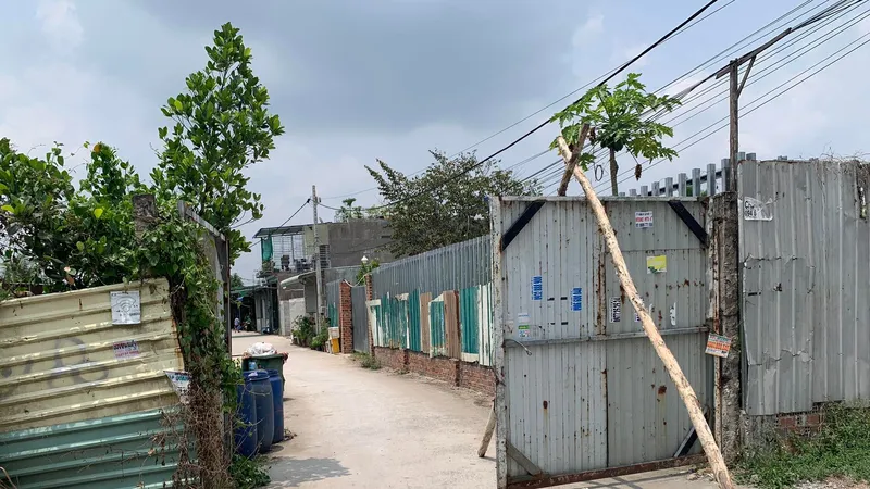 Khu vực nơi xảy ra vụ việc. Ảnh: TRUNG DŨNG