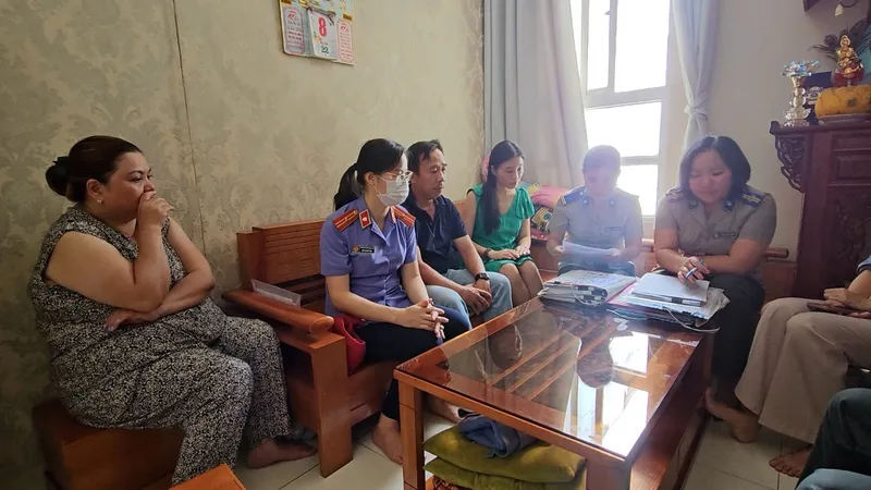 Chi cục Thi hành án dân sự quận Gò Vấp tại buổi làm việc