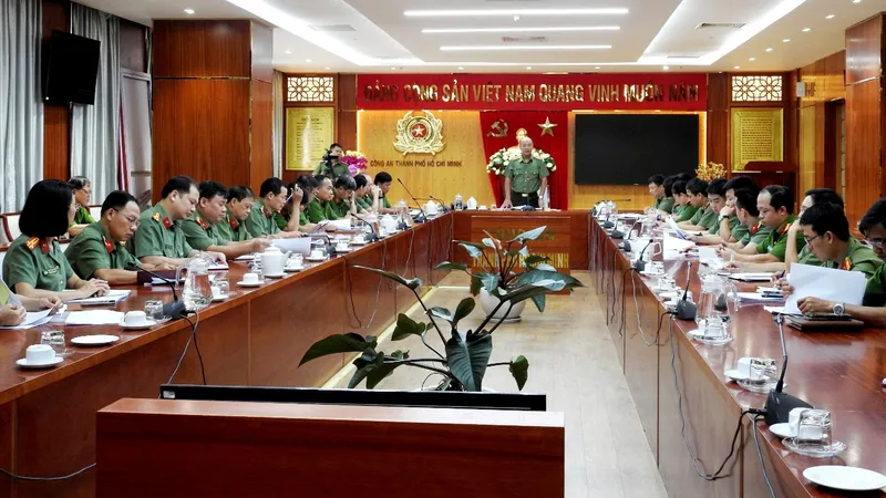 Kiểm tra kết quả triển khai xây dựng Công an phường điển hình ở TPHCM