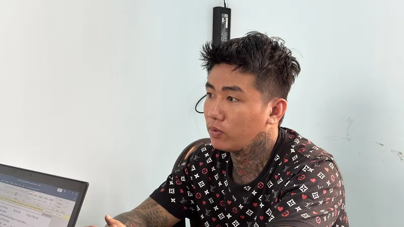 Tâm tại cơ quan công an 