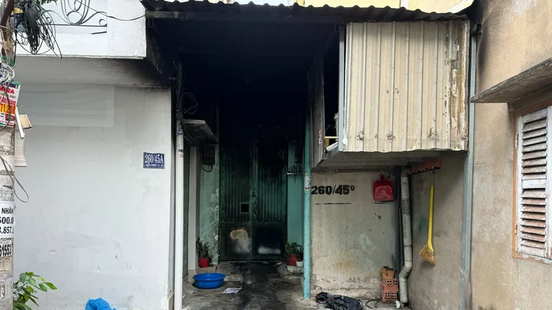 Căn nhà nơi xảy ra vụ án