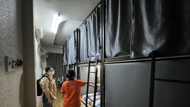Hộp ngủ ở căn nhà trên đường Xô Viết Nghệ Tĩnh, quận Bình Thạnh
