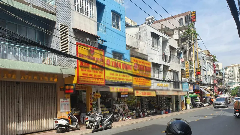 Tiệm vàng xảy ra vụ việc 