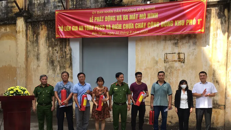 Ra mắt mô hình Tổ liên gia an toàn PCCC và Điểm chữa cháy công cộng ở quận 1