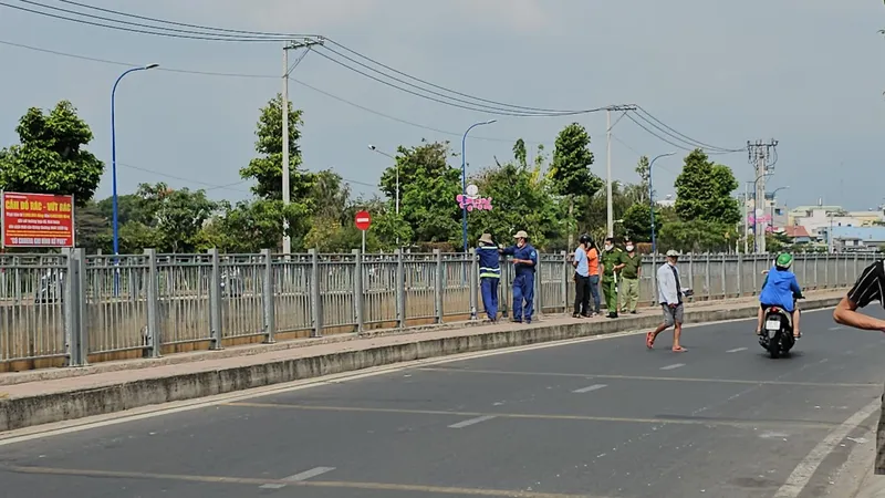 Công an có mặt ở hiện trường
