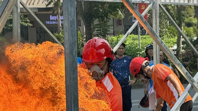 Nâng cao kiến thức, kỹ năng phòng cháy, chữa cháy cho các tổ liên gia
