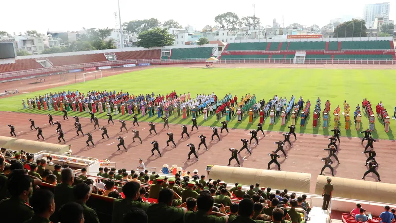 Quang cảnh buổi lễ.