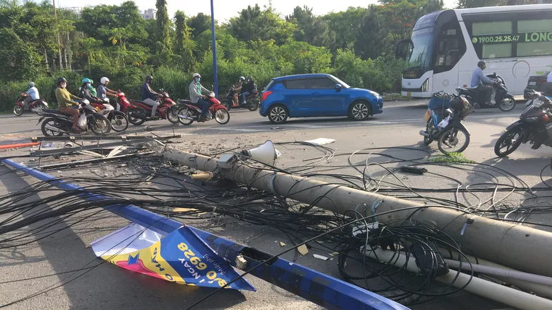 Hiện trường vụ việc.