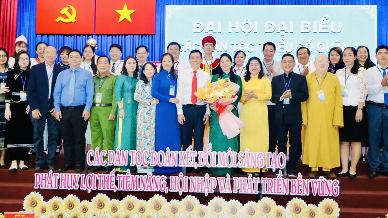 Các đại biểu tham dự Đại hội đại biểu các dân tộc thiểu số quận 11 lần thứ III - năm 2024