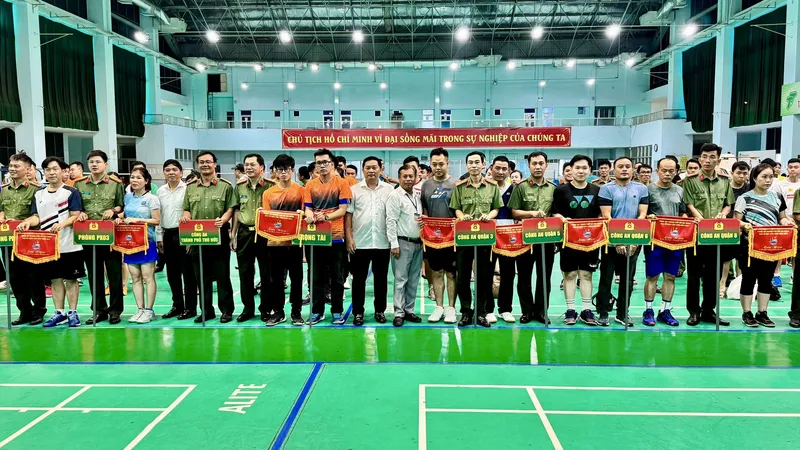 Công an TPHCM tổ chức giải vô địch cầu lông của lực lượng năm 2024