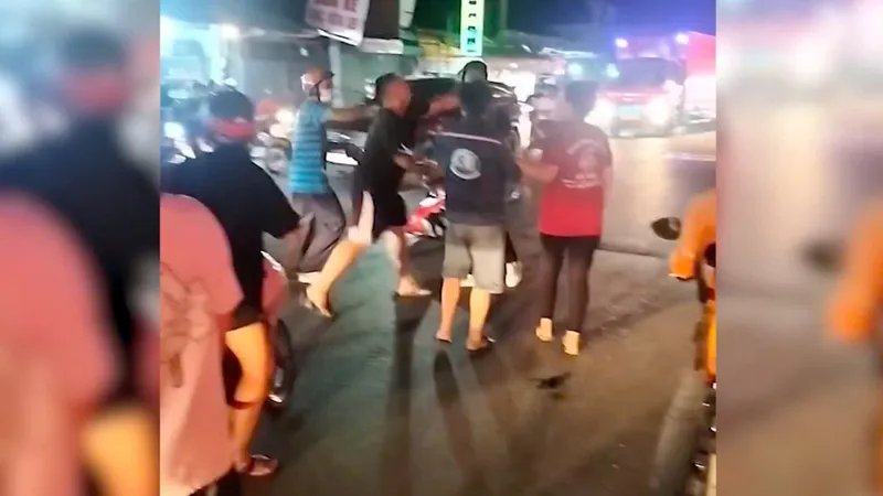 Hình ảnh vụ việc cắt từ clip