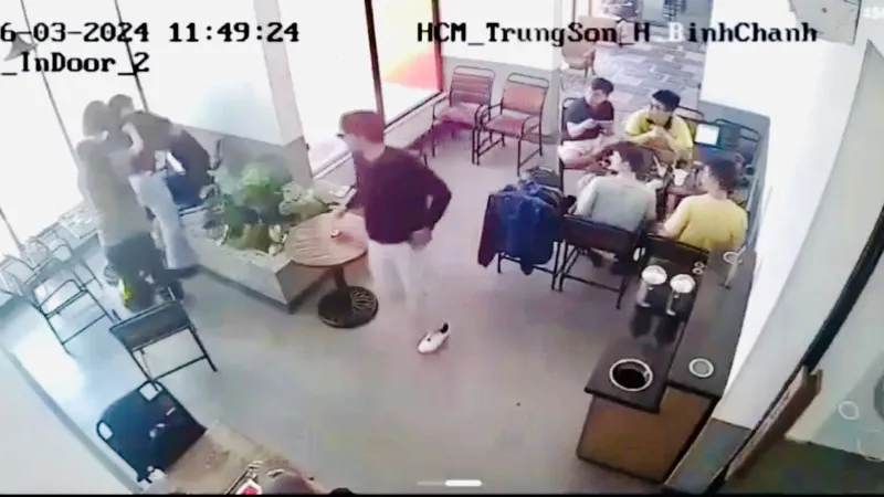 Hình ảnh vụ việc cắt từ clip