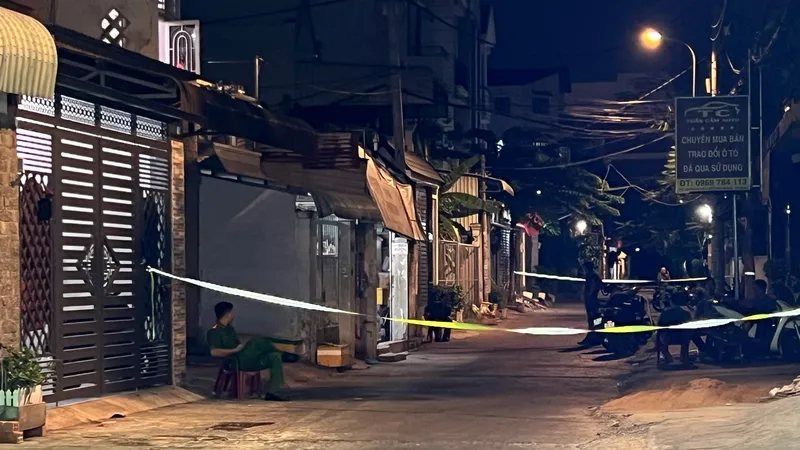 Công an phong tỏa hiện trường
