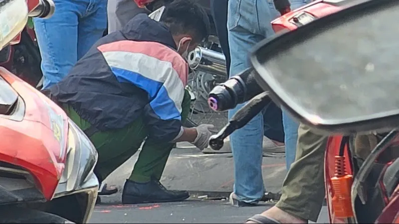 Công an khám nghiệm 1 vụ án
