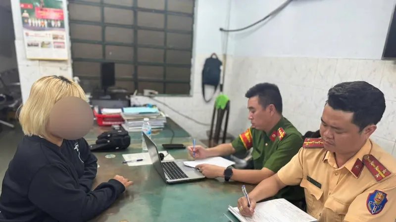 Công an làm việc với bà T.T.N.T.