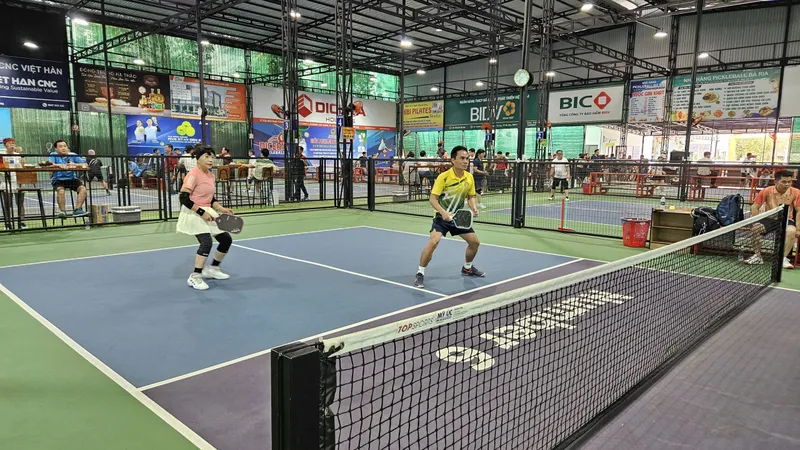 Hơn 70 vận động viên tranh tài tại giải Pickleball và giao lưu Tennis