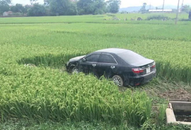 Chiếc xe Camry gây ra vụ tai nạn
