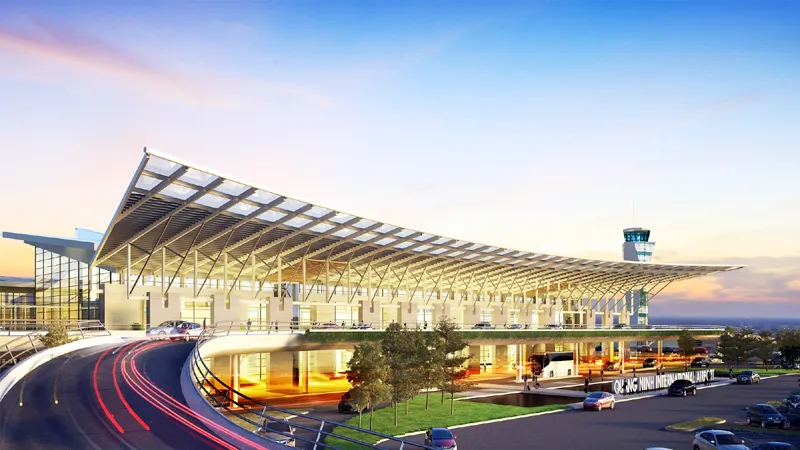 Phối cảnh Cảng hàng không Quảng Ninh