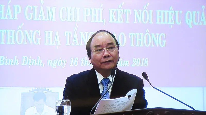 Thủ tướng Nguyễn Xuân Phúc phát biểu tại hội nghị