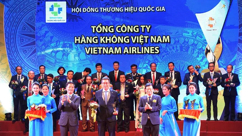Vietnam Airlines được vinh danh Thương hiệu Quốc gia 2018