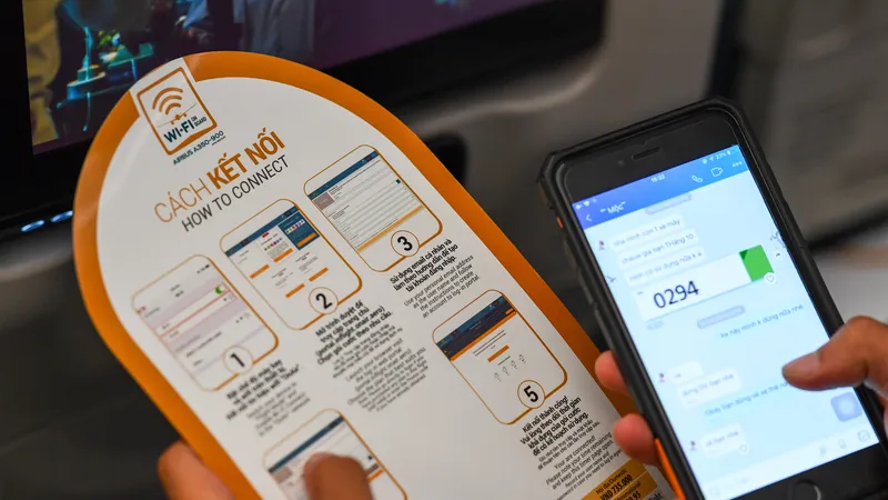 Hành khách được trải nghiệm miễn phí wifi 30 phút trên một số chuyến bay của Vietnam Airlines 