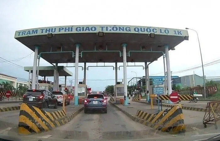 Trạm thu phí BOT trên QL1K