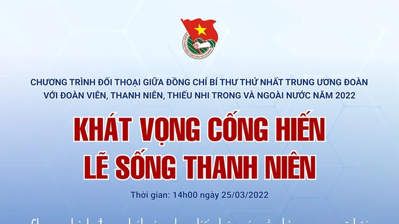 Bí thư thứ nhất Trung ương Đoàn sẽ đối thoại trực tiếp với đoàn viên, thanh niên