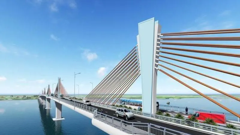 Mô hình cầu Đại Ngãi trong tương lai