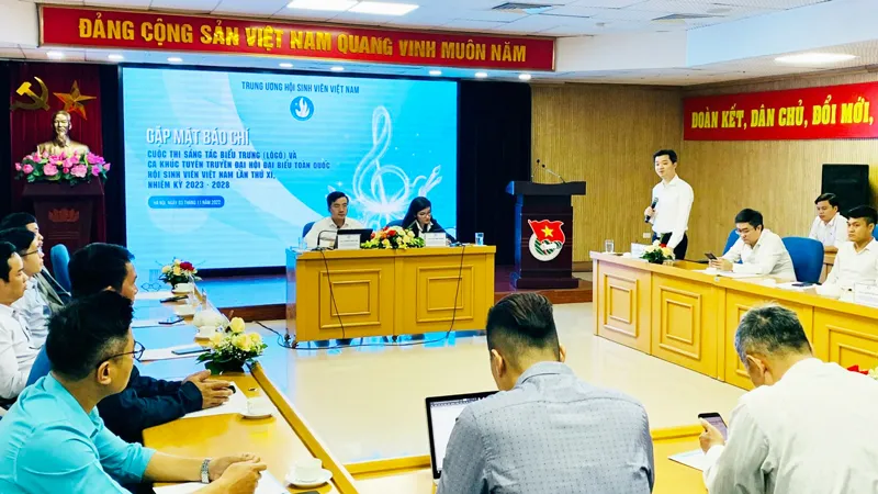 Họp báo phát động cuộc thi sáng tác biểu trưng và ca khúc tuyên truyền Đại hội đại biểu toàn quốc Hội Sinh viên Việt Nam lần thứ XI