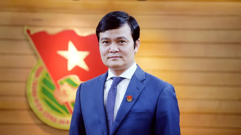 Đồng chí Bùi Quang Huy tái đắc cử Bí thư Thứ nhất Trung ương Đoàn khoá XII. Ảnh: VIẾT CHUNG