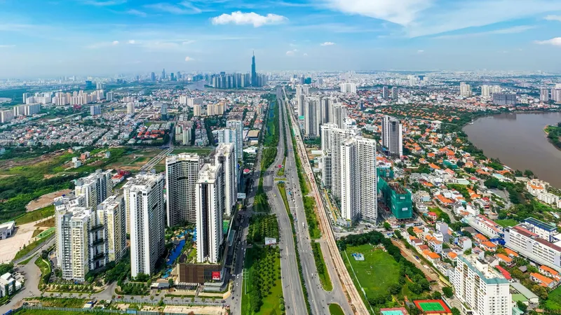 Tốc độ đô thị hóa của Việt Nam đạt 40% vào năm 2022.