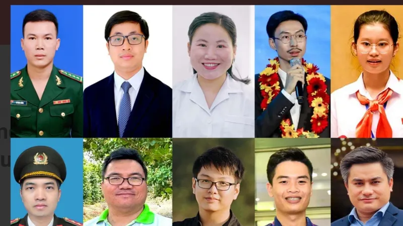 Công bố 10 gương mặt trẻ Việt Nam tiêu biểu
