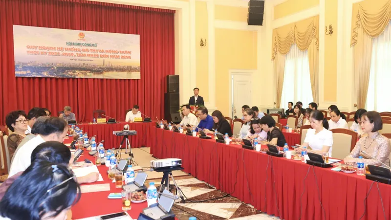 Hội nghị công bố quy hoạch hệ thống đô thị và nông thôn thời kỳ 2021-2030, tầm nhìn đến năm 2050