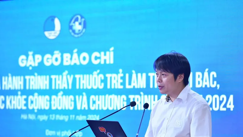 BS Nguyễn Hữu Tú, Phó Chủ tịch Hội Thầy thuốc trẻ Việt Nam công bố kết quả chương trình