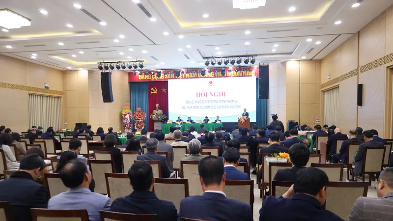 Hội nghị tổng kết năm 2024 và triển khai nhiệm vụ năm 2025 của Bộ Xây dựng ngày 14-12