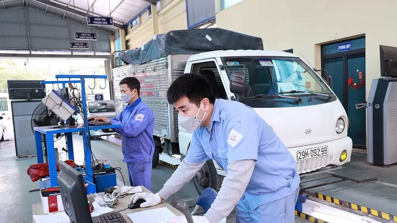 Tỷ lệ phương tiện bị trượt đăng kiểm năm 2024 giảm