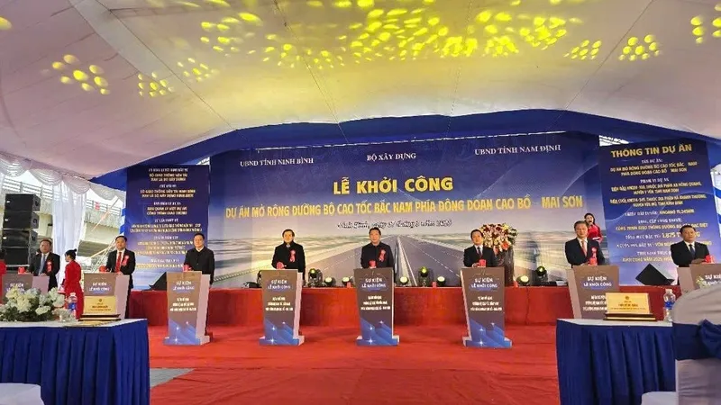 Khởi công mở rộng đường cao tốc Cao Bồ - Mai Sơn lên 6 làn xe 