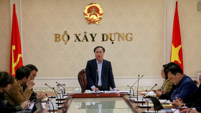 Bộ Xây dựng làm việc với các đơn vị về thiết kế mẫu nhà ở xã hội