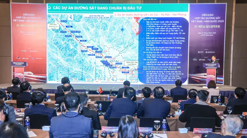Diễn đàn hợp tác đường sắt Việt Nam - Hàn Quốc 2025