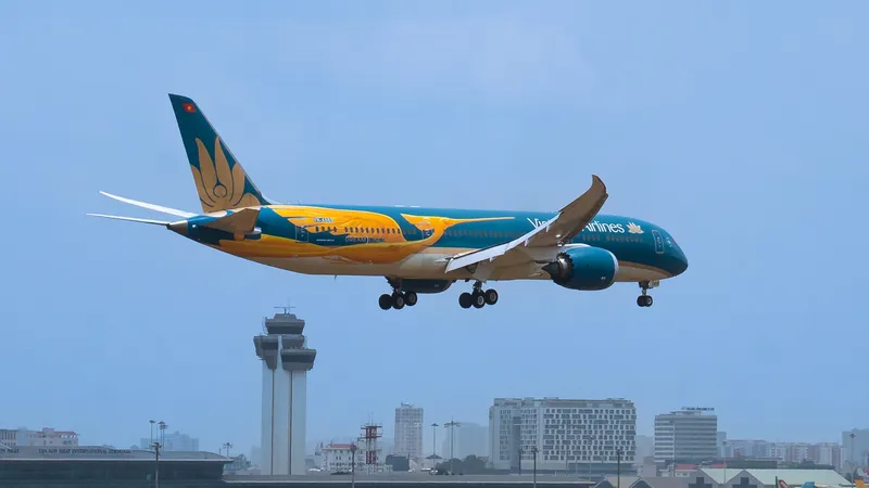  Vietnam Airlines triển khai dịch vụ internet trên máy bay