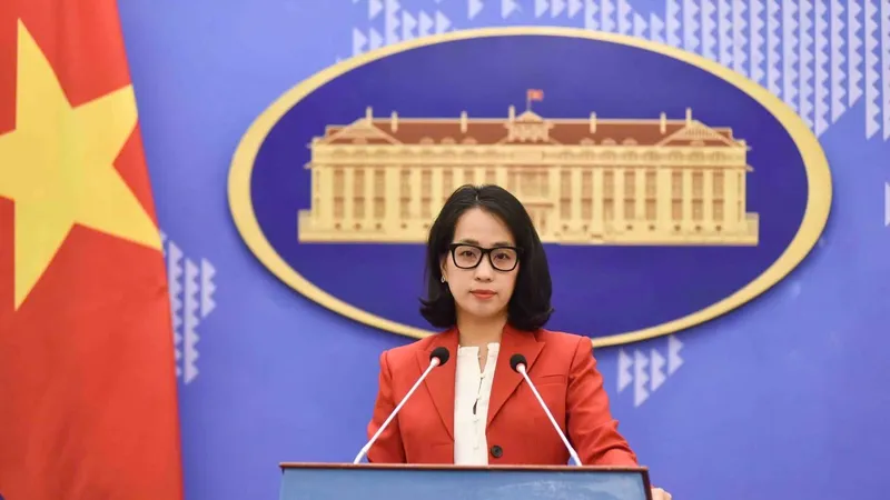 Người phát ngôn Bộ Ngoại giao Việt Nam Phạm Thu Hằng