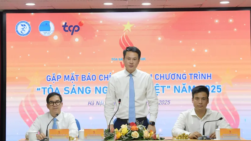 Họp báo khởi động chương trình “Tỏa sáng Nghị lực Việt”, sáng 14-5