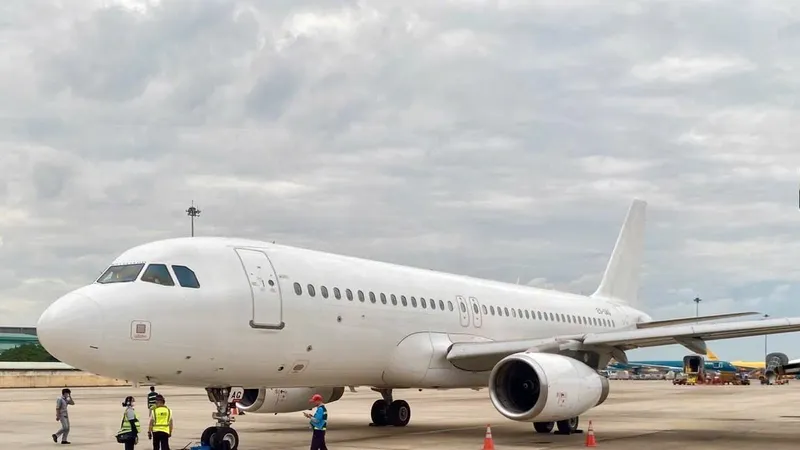 Chiếc máy bay A320 vừa được Vietnam Airlines thuê