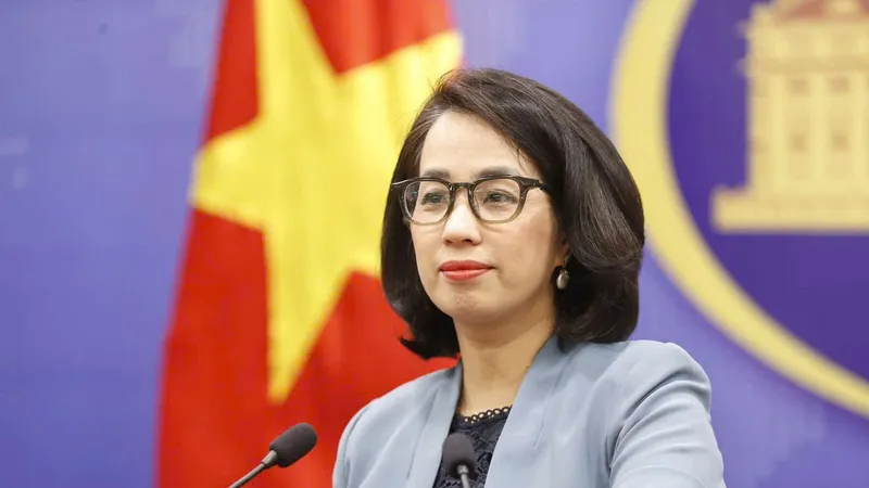 Người phát ngôn Bộ Ngoại giao Phạm Thu Hằng