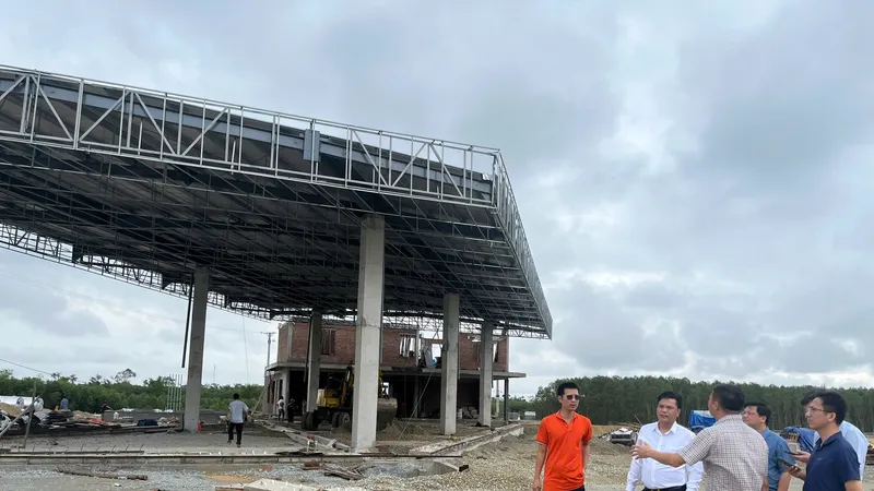 Các trạm dừng nghỉ trên đoạn tuyến Nghi Sơn - Diễn Châu và Diễn Châu - Bãi Vọt chậm tiến độ