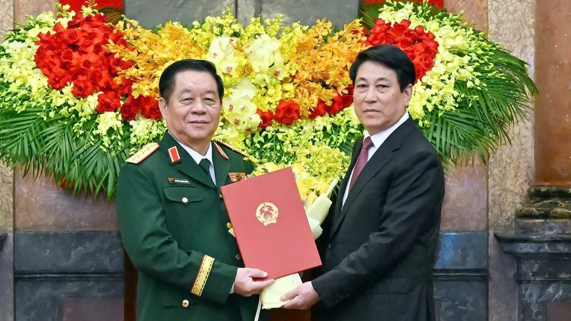 Đồng chí Nguyễn Trọng Nghĩa được bổ nhiệm làm Chủ nhiệm Tổng Cục Chính trị Quân đội nhân dân Việt Nam