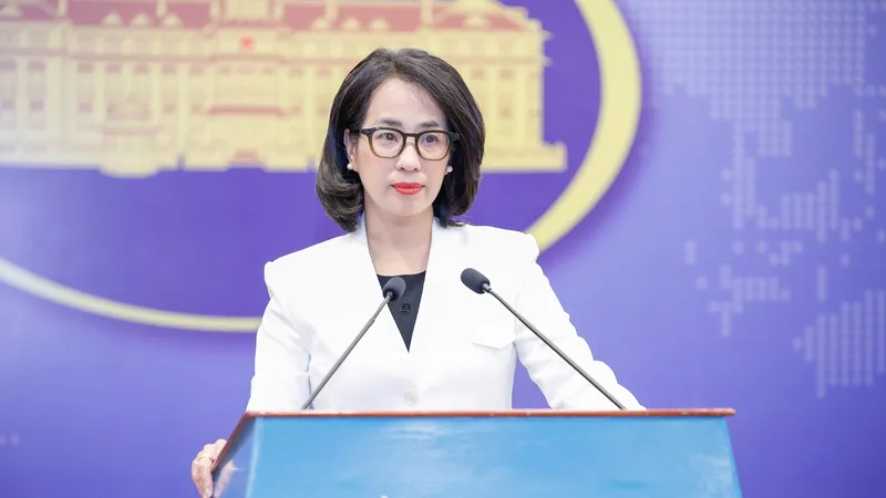 Người phát ngôn Bộ Ngoại giao Phạm Thu Hằng